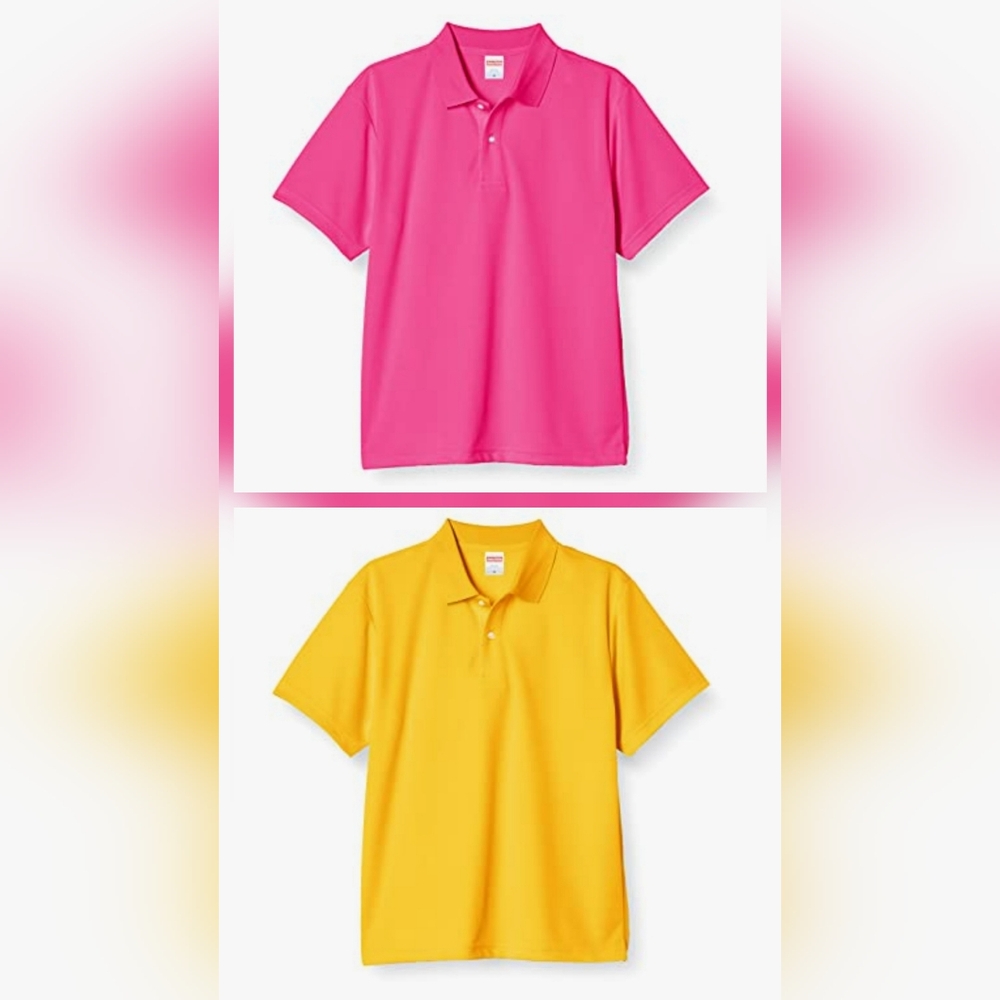 🎉 2x M Mens Golf Polo Shirt Set - 100% Cotton, Like New Medium